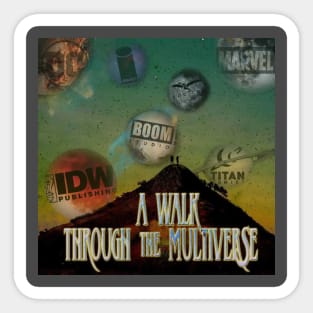 A Walk Through The Multiverse Sticker
